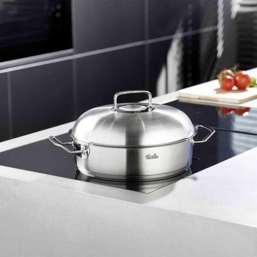 Casserole Fissler Original Profi Collection avec couvercle 4,8 L acier inoxydable