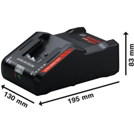 Carregador Bosch Expert EXAL18V-160 Ultra-rápido 16A 18V AMPShare