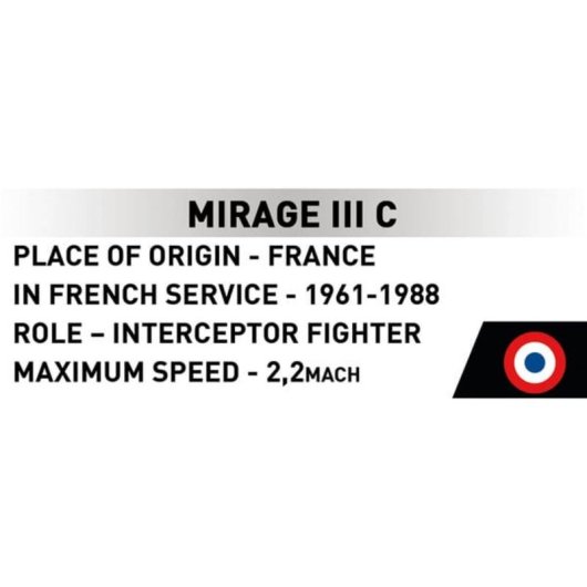 COBI Mirage IIIC COBI-5930 375 Teile