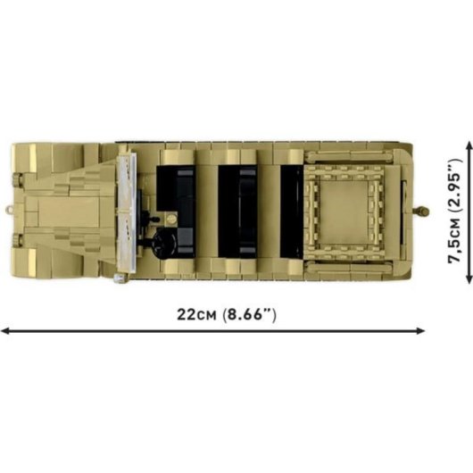 COBI Bausatz Sd.Kfz 8 und 8.8 cm Flak 36 COBI-3143 975 Teile