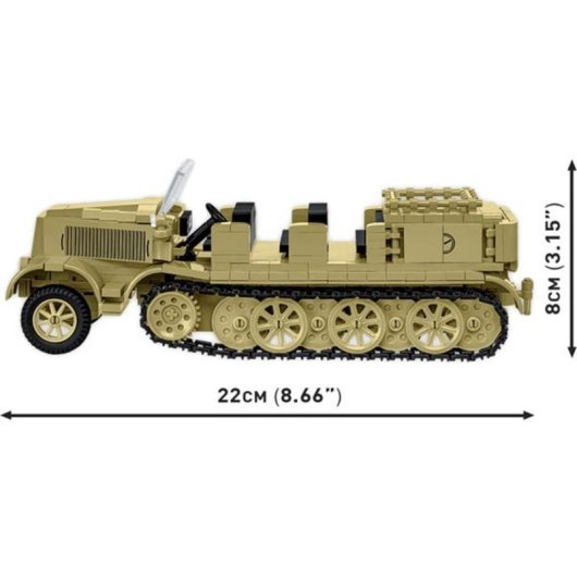 COBI Bausatz Sd.Kfz 8 und 8.8 cm Flak 36 COBI-3143 975 Teile