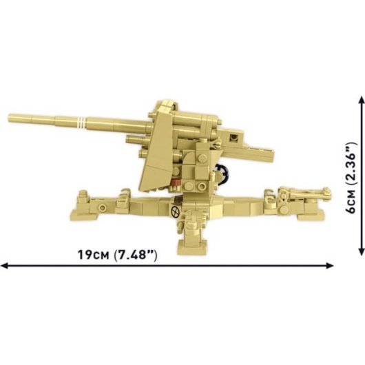 COBI Bausatz Sd.Kfz 8 und 8.8 cm Flak 36 COBI-3143 975 Teile