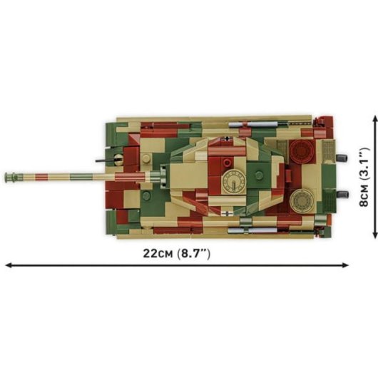 COBI Colección Histórica Pz.Kpfw. VI B Tiger II Königstiger COBI-2732 500 piezas