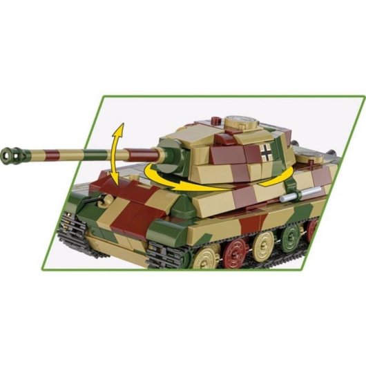 COBI Colección Histórica Pz.Kpfw. VI B Tiger II Königstiger COBI-2732 500 piezas