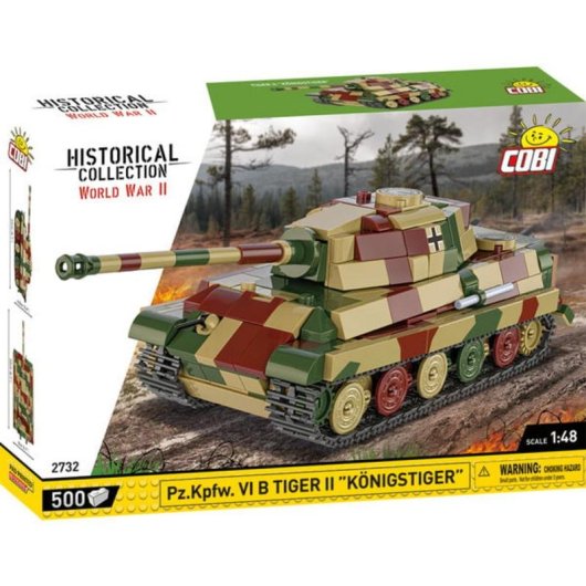 COBI Colección Histórica Pz.Kpfw. VI B Tiger II Königstiger COBI-2732 500 piezas