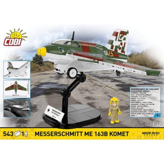 COBI Bausatz Messerschmitt Me 163B Komet COBI-5766 543 Teile