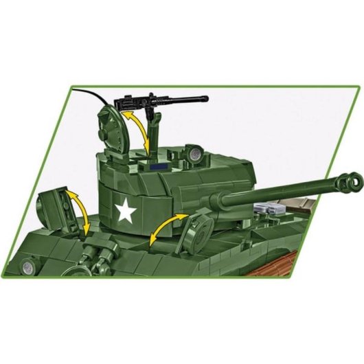 COBI Sherman M4A2E8 76W COBI-3118 865 Teile