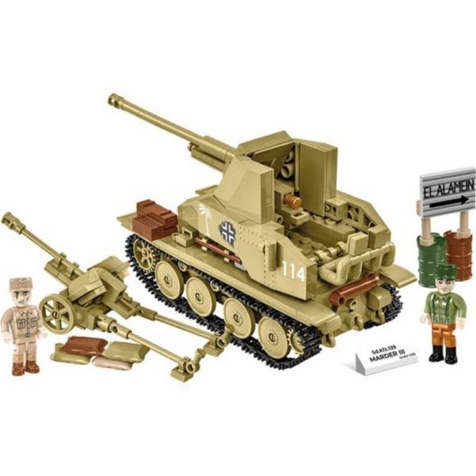 COBI Colección Histórica Sd.Kfz.139 Marder III COBI-3131 486 piezas