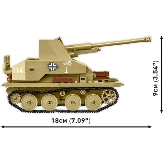 COBI Colección Histórica Sd.Kfz.139 Marder III COBI-3131 486 piezas