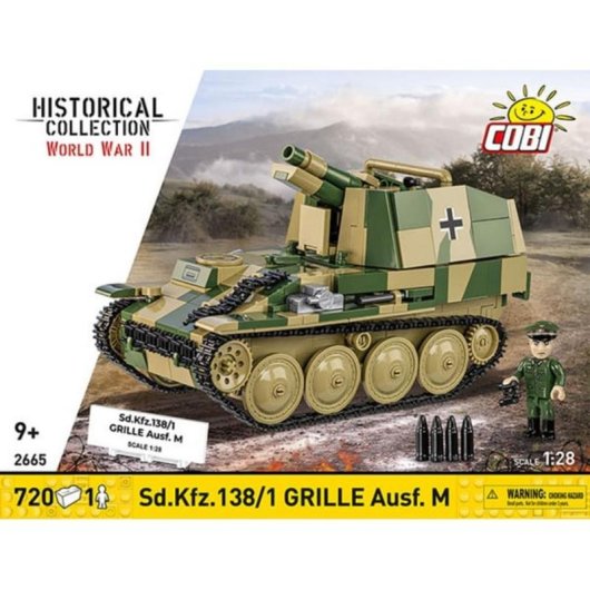 COBI Sd.Kfz. 138/1 Grille Ausf. M COBI-2665 720 Teile