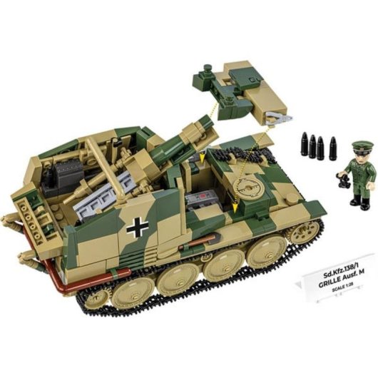 COBI Sd.Kfz. 138/1 Grille Ausf. M COBI-2665 720 Teile