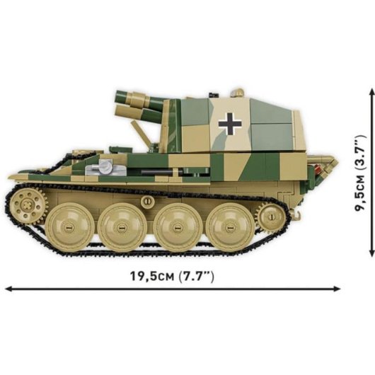 COBI Sd.Kfz. 138/1 Grille Ausf. M COBI-2665 720 Teile