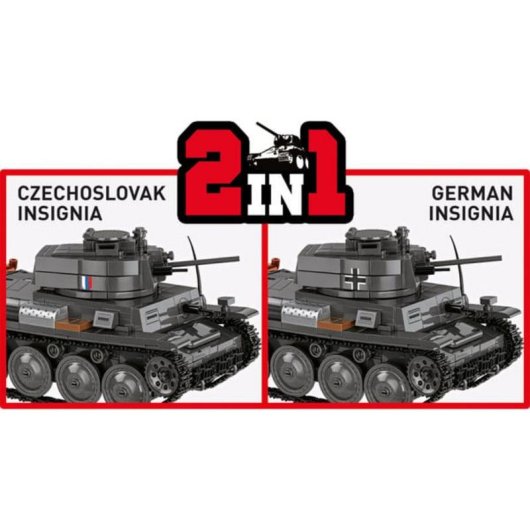 COBI Panzer 38(t) LT vz.38 COBI-2666 690 Teile