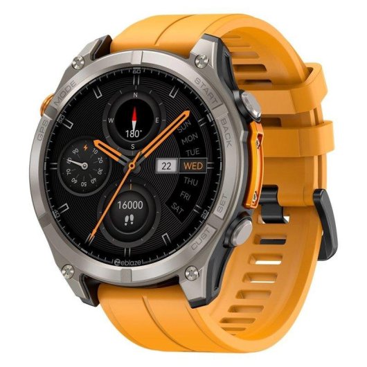 Zeblaze Stratos 4 GPS Bluetooth 1,43'' Orange 5ATM SpO2 Herzfrequenzmesser