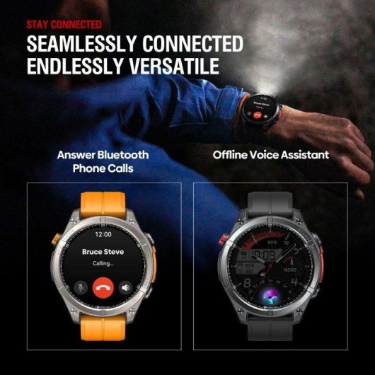 Zeblaze Stratos 4 GPS Bluetooth 1,43'' Orange 5ATM SpO2 Herzfrequenzmesser