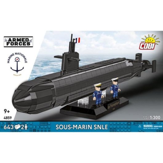 COBI Bausatz Sous-Marin SNLE COBI-4859 643 Teile