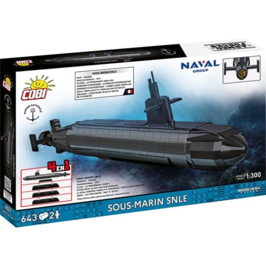 COBI Bausatz Sous-Marin SNLE COBI-4859 643 Teile