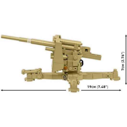 COBI Juegos de construcción 8,8 cm Flak 18 COBI-3141 232 piezas