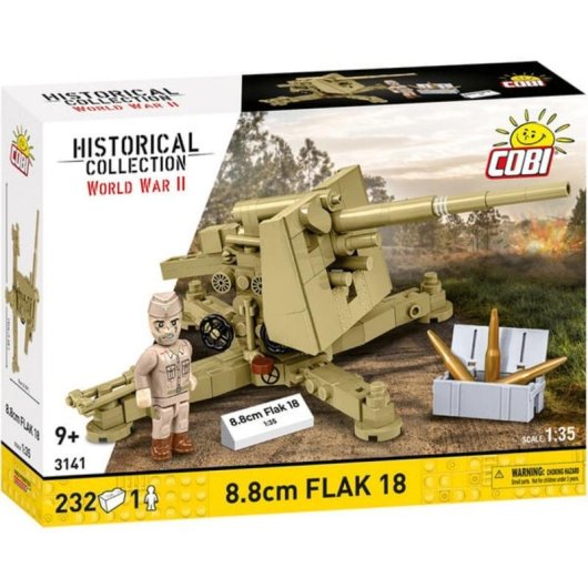 COBI Juegos de construcción 8,8 cm Flak 18 COBI-3141 232 piezas