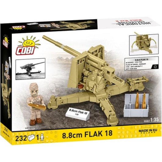 COBI Juegos de construcción 8,8 cm Flak 18 COBI-3141 232 piezas