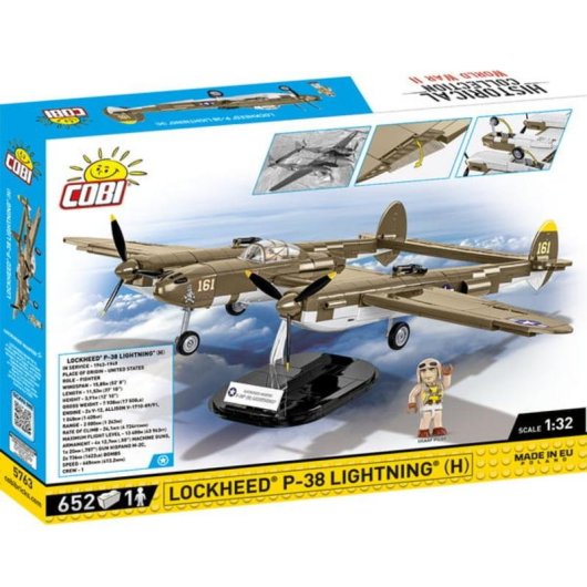 COBI Lockheed P-38H Lightning COBI-5763 652 Teile