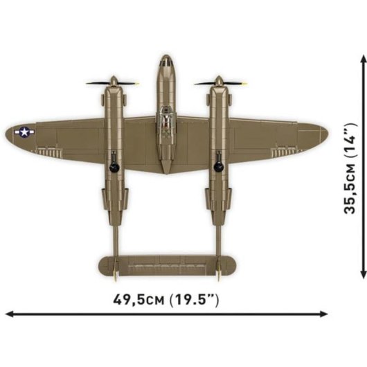 COBI Lockheed P-38H Lightning COBI-5763 652 Teile