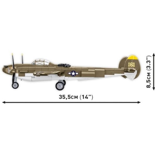 COBI Lockheed P-38H Lightning COBI-5763 652 Teile