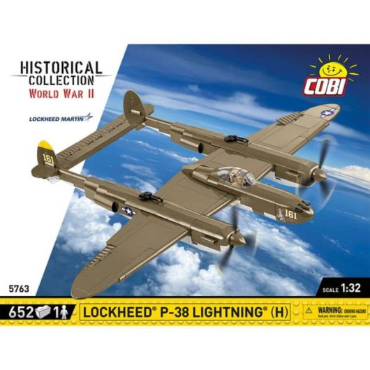 COBI Lockheed P-38H Lightning COBI-5763 652 Teile