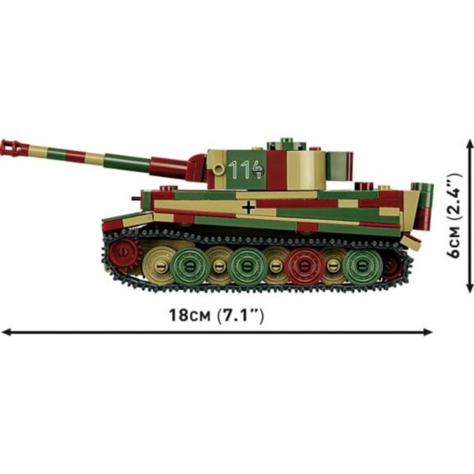 COBI Tiger I Panzerkampfwagen VI COBI-2735 422 piezas