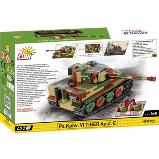 COBI Tiger I Panzerkampfwagen VI COBI-2735 422 piezas