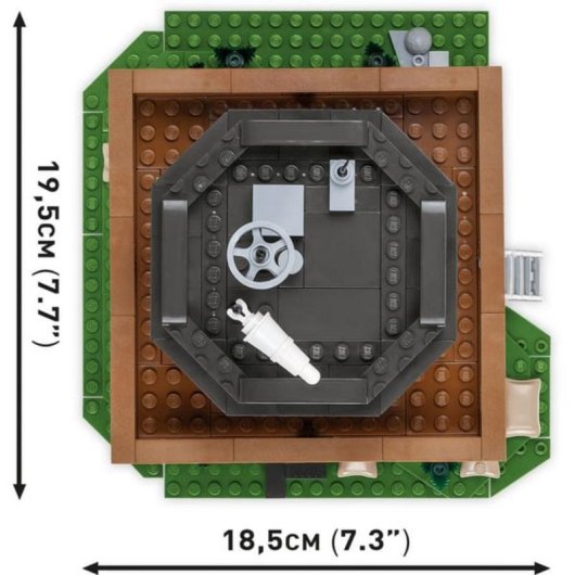 COBI US-Kontrollturm COBI-3125 664 Teile