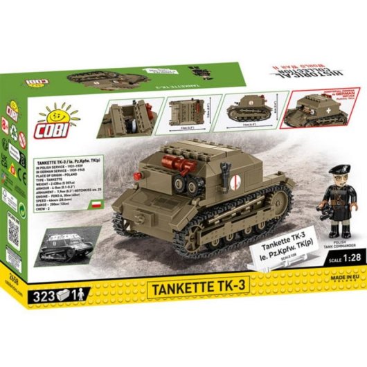 COBI Tankette TK-3 COBI-2658 323 piezas