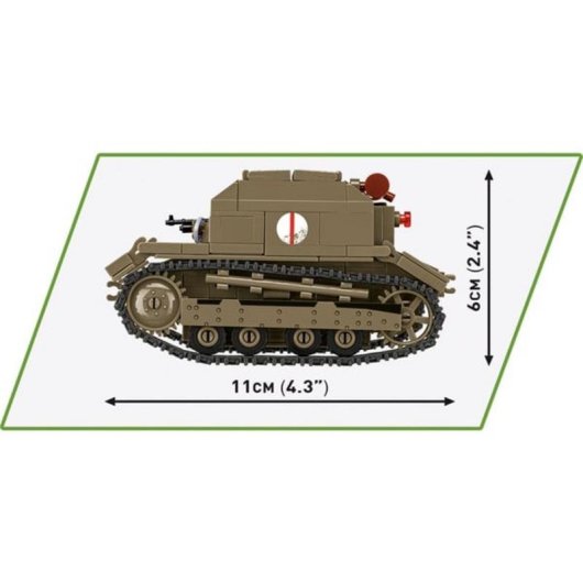 COBI Tankette TK-3 COBI-2658 323 piezas