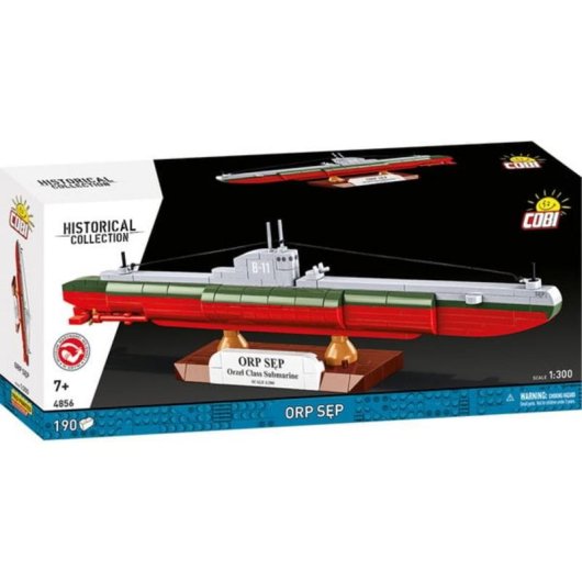 COBI ORP Sęp Submarino Modelo 1:300 COBI-4856 190 peças