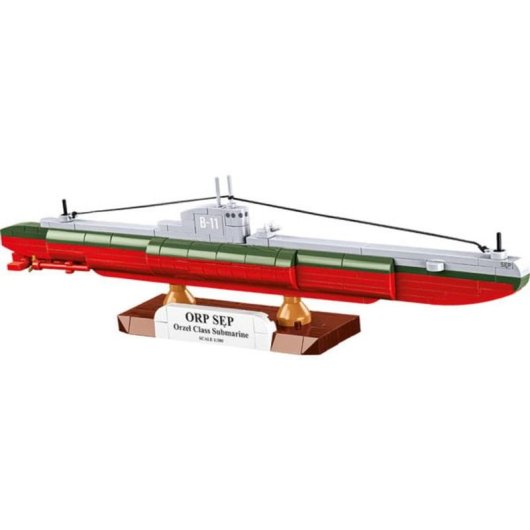 COBI ORP Sęp Submarino Modelo 1:300 COBI-4856 190 peças