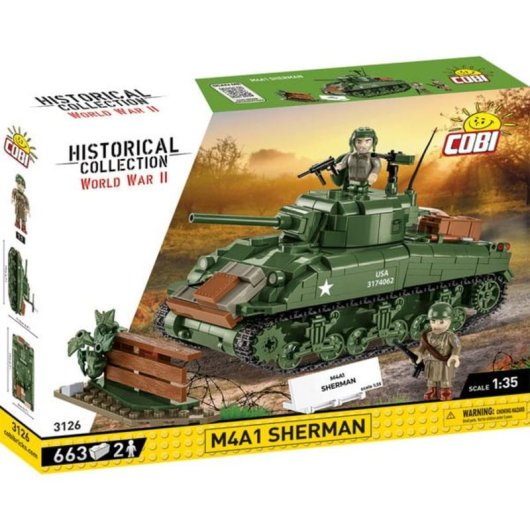 COBI Historische Kollektion M4A1 Sherman COBI-3126 663 Teile