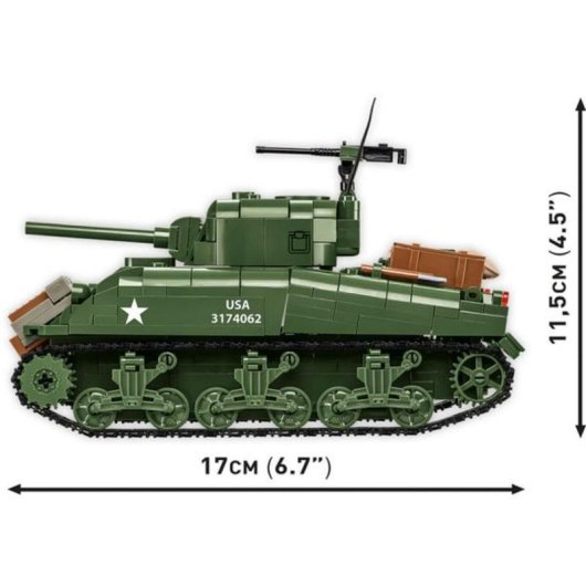 COBI Historische Kollektion M4A1 Sherman COBI-3126 663 Teile