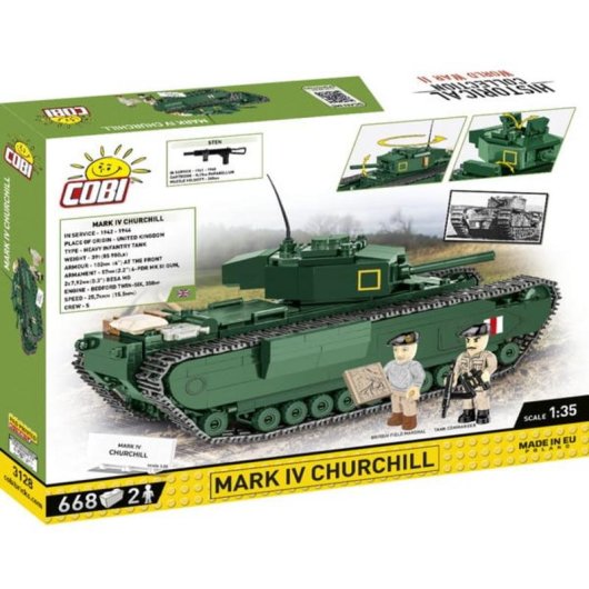 COBI Mark IV Churchill COBI-3128 668 Teile