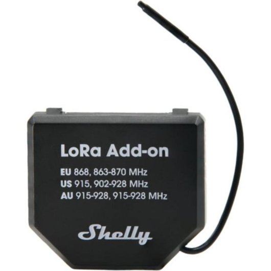 Smart-Home-Zentrale Shelly LoRa Add-on Funkmodul 5 km Reichweite Gen3/Gen4