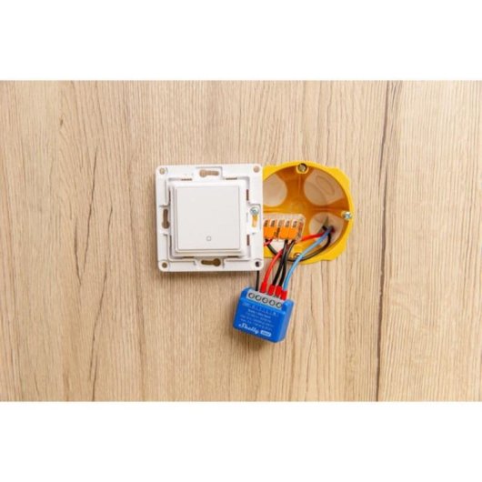 WLAN-Relais Shelly 1 Mini Gen4 Zigbee Matter Lichtsteuerung Einbau