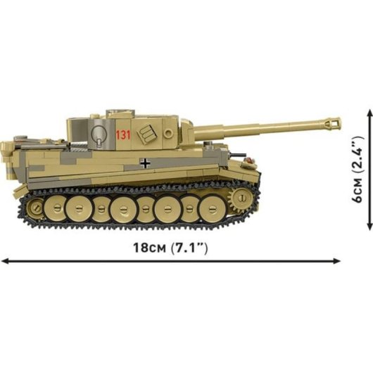 COBI Panzer VI Tiger I No. 131 COBI-2734 442 piezas