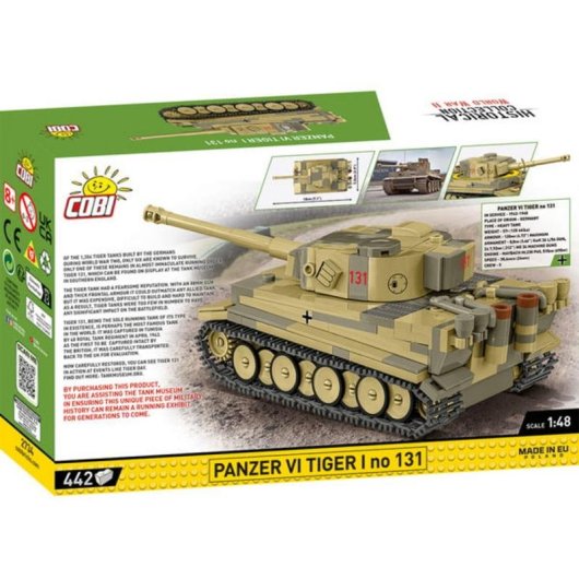 COBI Panzer VI Tiger I No. 131 COBI-2734 442 piezas