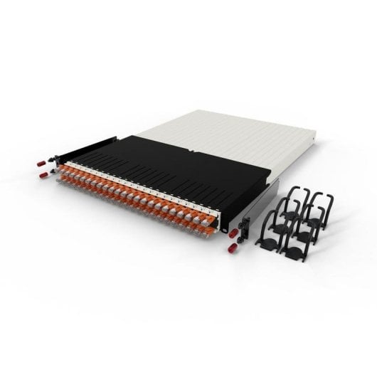 Kit PATCHBOX .one Gestione Cavi 24 Retrattili Cat6a 30RU STP Arancione