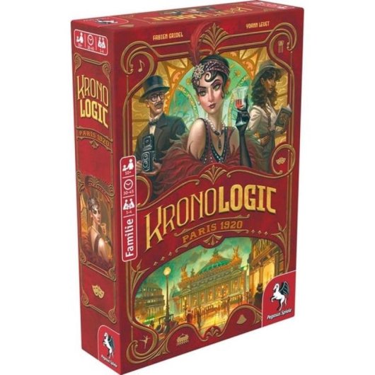 Juego de mesa Pegasus Kronologic Paris 1920 para 1-4 jugadores