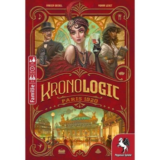 Juego de mesa Pegasus Kronologic Paris 1920 para 1-4 jugadores