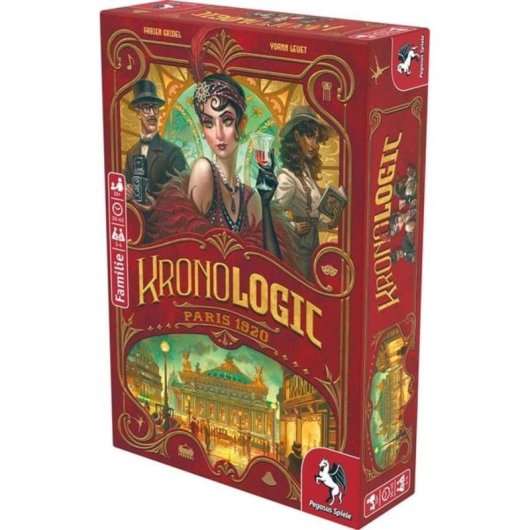 Juego de mesa Pegasus Kronologic Paris 1920 para 1-4 jugadores