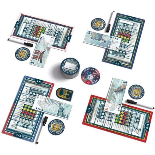 Brettspiel Pegasus Q.E. Wirtschaft und Strategie 3-5 Spieler