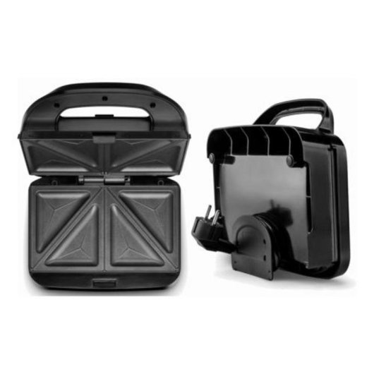 Sandwichera Ufesa 2 sándwiches 750W Negro Compacta Vertical