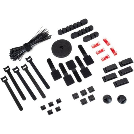 Sharkoon OfficePal Kabelorganizer - 136 Teile Schwarz