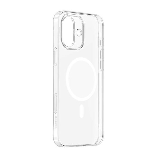 Funda para móvil Baseus iP16 TouchButton Magnética TPU Transparente para iPhone 16